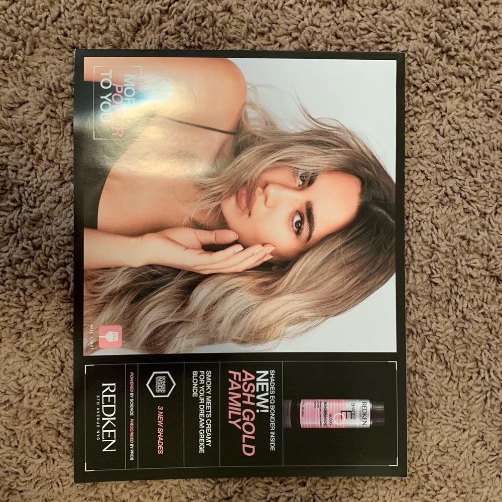 Redken Shades EQ pamphlet